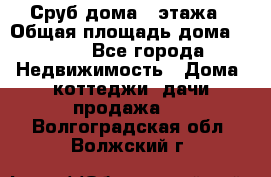 Сруб дома 2 этажа › Общая площадь дома ­ 200 - Все города Недвижимость » Дома, коттеджи, дачи продажа   . Волгоградская обл.,Волжский г.